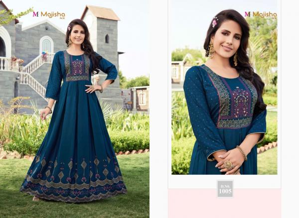 MAJISHA NX Avanti 1 Designer Anarkali Long Gown With Kurti 